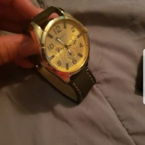 Gold armitron watch